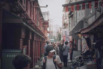 People Walking In The Market place