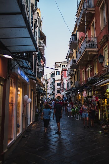 People Walking on Alley