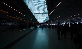 People Walking on Hallway