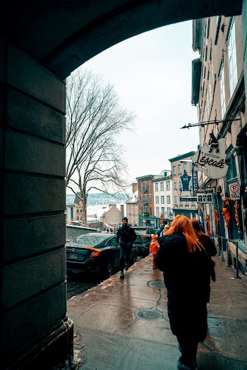 People Walking on Sidewalk
