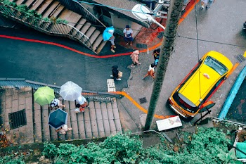 People Walking on Street