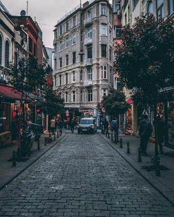 People Walking on Street Near Building