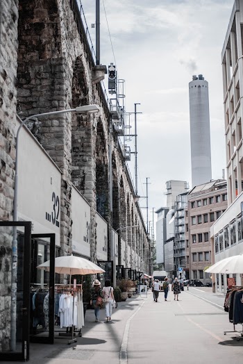 People Walking on Street Near Buildings