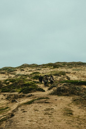 People Walking on Trail