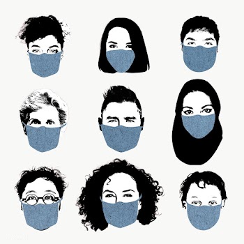 People wearing face masks during coronavirus pandemic transparent png | Free  transparent png - 2307882