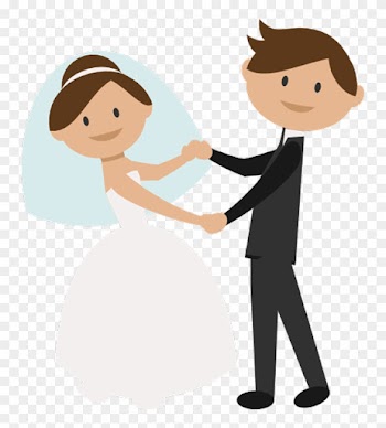 People, Wedding Couple, Bride, Groom, Dancing, Romantic - Bride And Groom Clipart