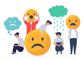 People with depression and unhappiness | Free stock vector - 478622