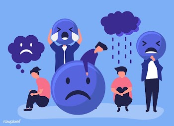 People with depression and unhappiness | Free stock vector - 478938