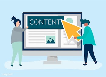 People with digital content creation concept | Free stock vector - 479325