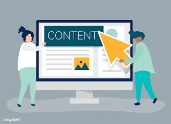 People with digital content creation concept | Free stock vector - 480210