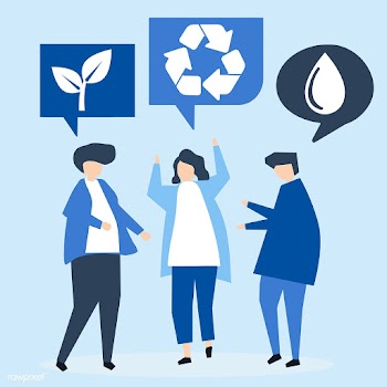 People with environmental conservation ideas | Free stock vector - 478969