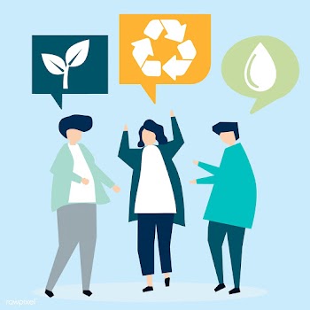 People with environmental conservation ideas | Free stock vector - 479000