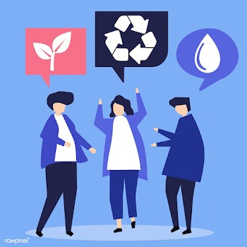 People with environmental conservation ideas | Free stock vector - 479111