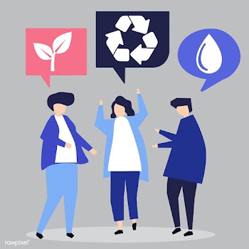People with environmental conservation ideas | Free stock vector - 479556