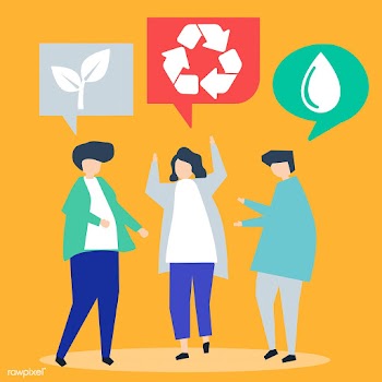 People with environmental conservation ideas | Free stock vector - 480480