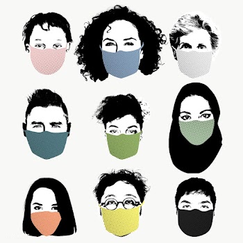 People with face masks during coronavirus outbreak element | Free  transparent png - 2315837
