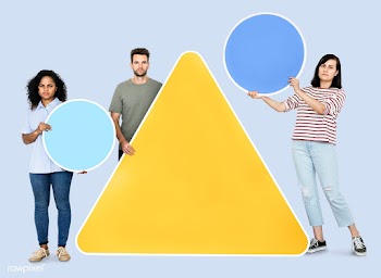 People with icons related to security | Free stock psd mockup - 450905