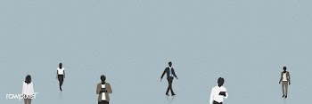 People with social distancing in public banner | Free  illustration - 2306948
