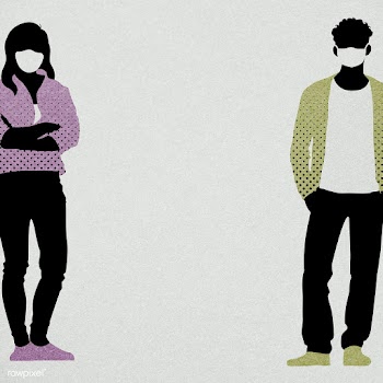 People with social distancing in public | Free  illustration - 2313148