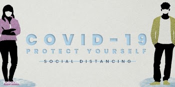 People with social distancing in public mockup | Free  illustration - 2313155