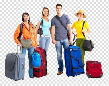 People with travel luggages illustration, Port Blair Package tour Travel Agent Tourism, Travel People transparent background PNG clipart
