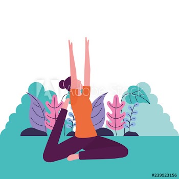 people yoga activity