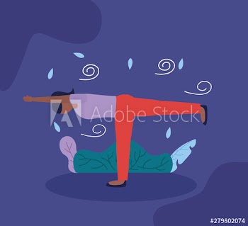 people yoga outdoor flat design image
