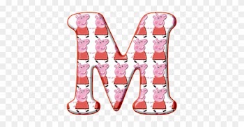 Peppa Pig Red Alphabet 013 - Drawing