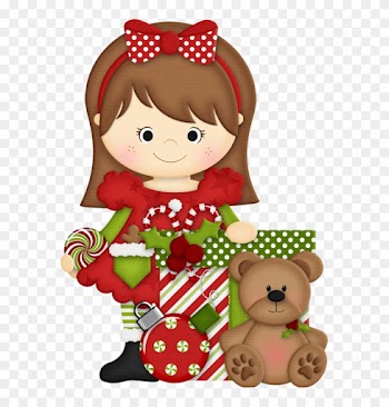 Peppermint Pattieschristmas Clipartchristmas - Christmas Girl Clipart