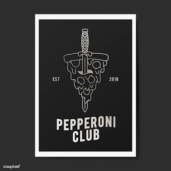 Pepperoni club illustration | Free stock vector - 557936