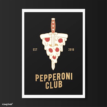 Pepperoni club illustration | Free stock vector - 557999