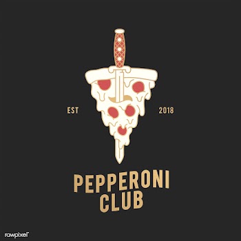Pepperoni club illustration | Free stock vector - 558005
