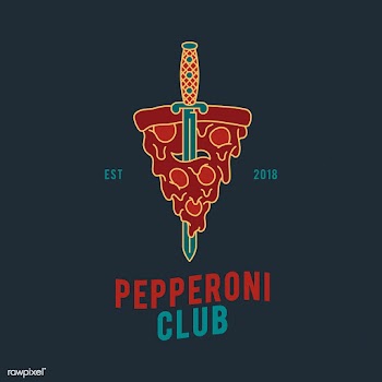 Pepperoni pizza design vector | Free stock vector - 517034