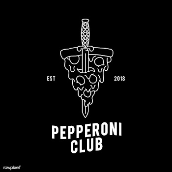 Pepperoni pizza design vector | Free stock vector - 517041