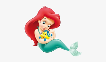 Pequena Sereia Ariel Png - Baby Disney Princess Png - Free ...