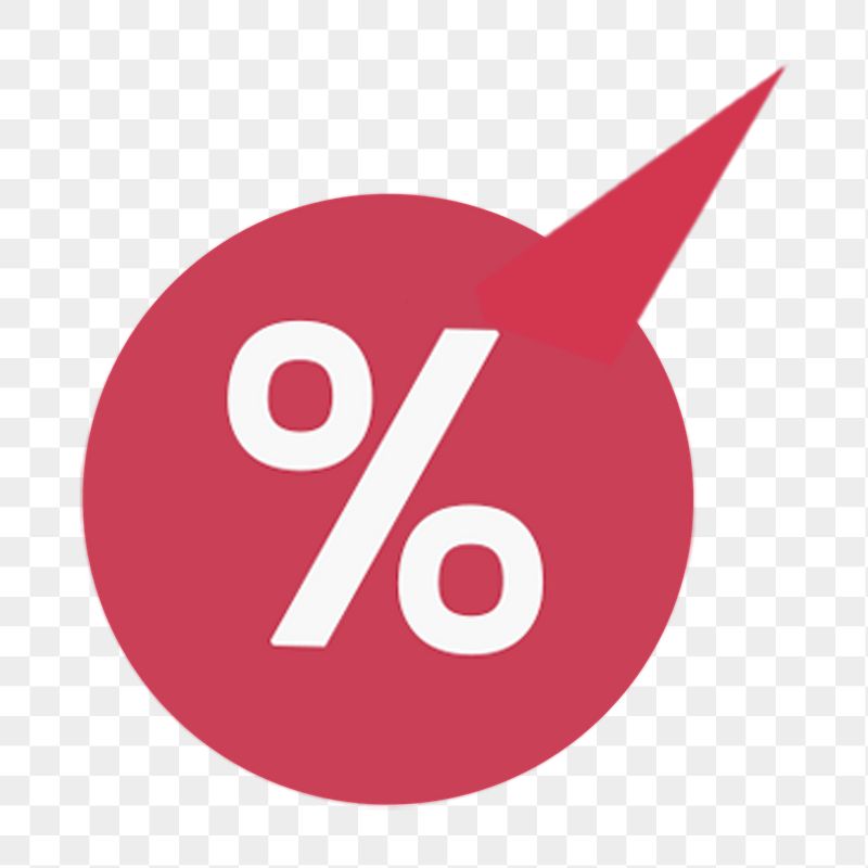 Percent speech bubble png sticker, | Free PNG - rawpixel