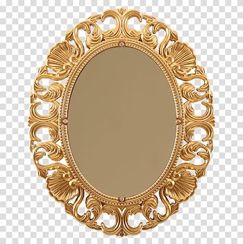 Perfect mirror Light Gilding Glass, mirror transparent background PNG clipart