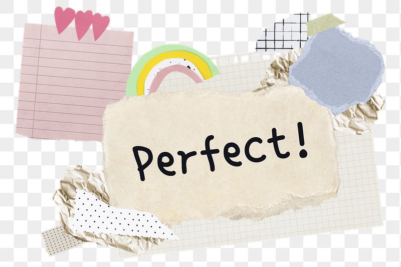 Perfect! png word sticker typography, | Free PNG - rawpixel