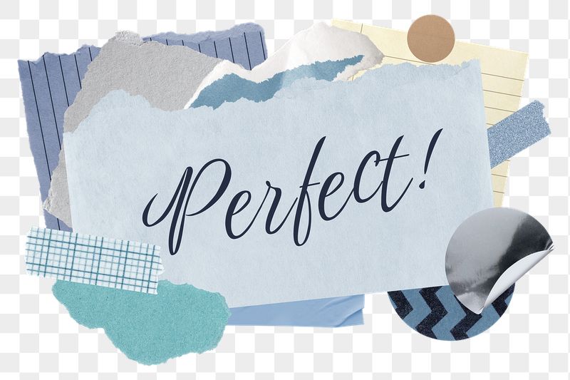 Perfect! png word sticker typography, | Free PNG - rawpixel
