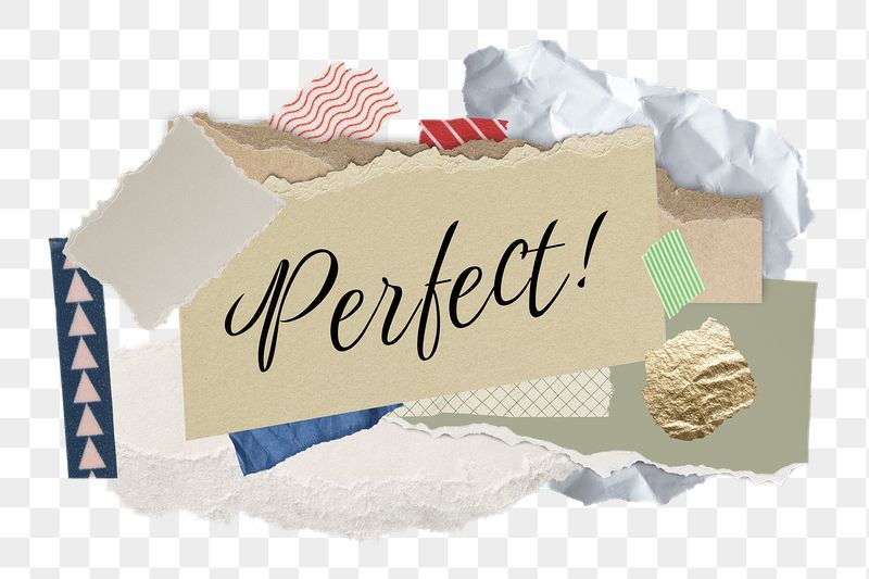 Perfect! png word sticker typography, | Free PNG - rawpixel