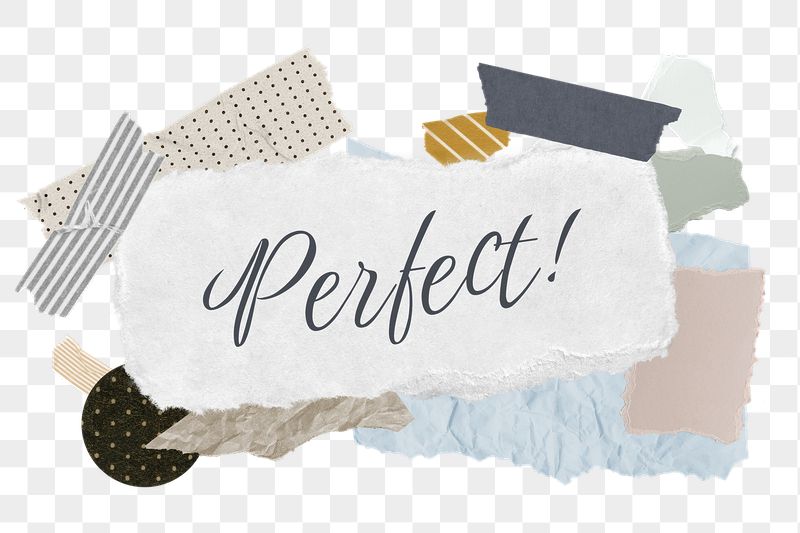 Perfect! png word sticker typography, | Free PNG - rawpixel