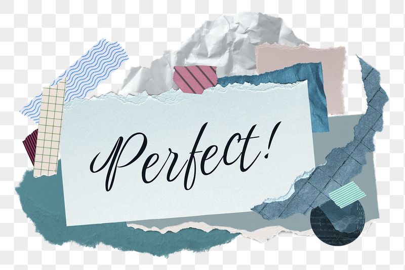 Perfect! png word sticker typography, | Free PNG - rawpixel