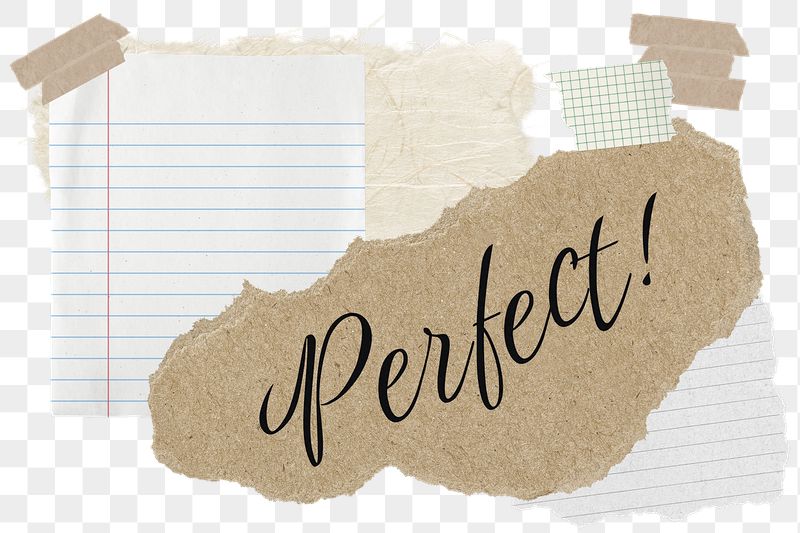 Perfect! png word sticker typography, | Free PNG - rawpixel