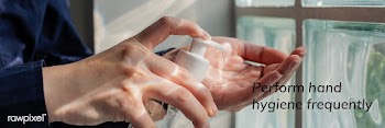 Perform hand hygiene frequently social template mockup | Free  illustration - 2314831
