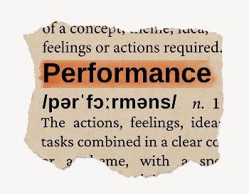 Performance ripped dictionary, editable word | Free PSD - rawpixel