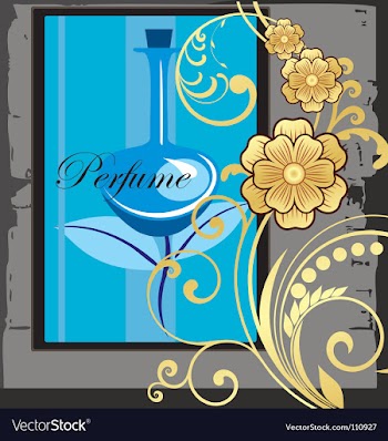 Perfume advert vector image