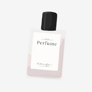 Perfume bottle sticker, beauty product | Free PSD Illustration - rawpixel