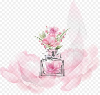 Perfume Chanel Eau de toilette Fragrance oil Fashion - Flowers vector perfume bottle 