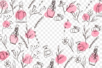 Perfume Cosmetics - Vector background perfume 