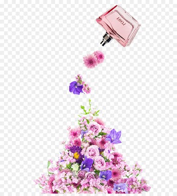 Perfume Poster Floral design Make-up - Perfume Poster 